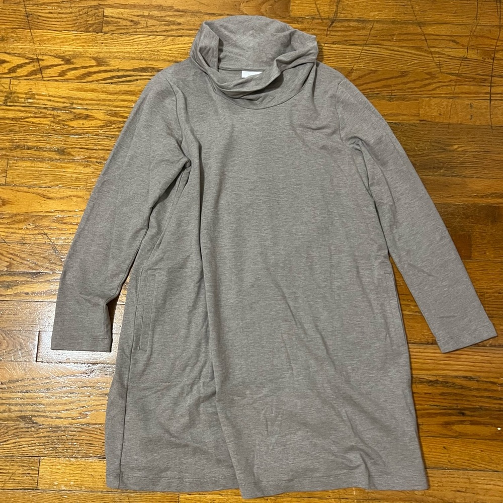 Pure J.Jill tunic/sweater dress with cowl neck